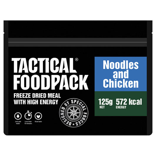 Tactical Foodpack Outdoor Mahlzeit Hhnchen mit Nudeln Bild 1