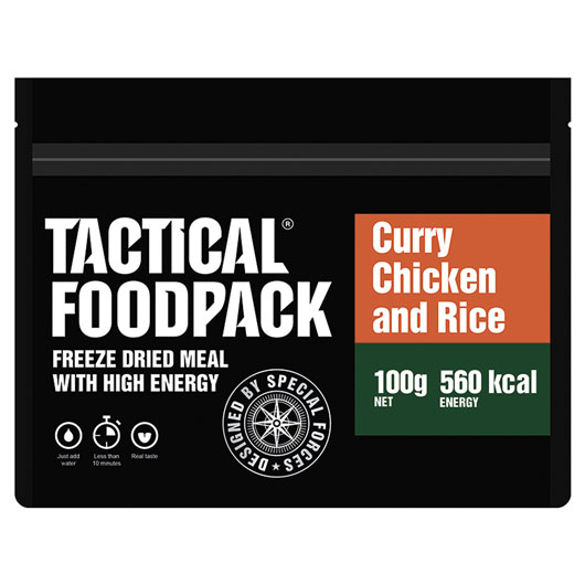 Tactical Foodpack Outdoor Mahlzeit Curry-Hhnchen und Reis Bild 1