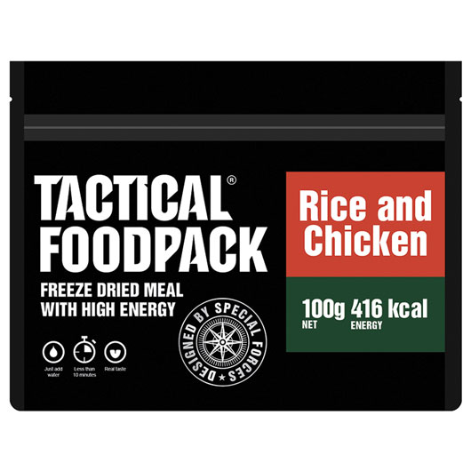 Tactical Foodpack Outdoor Mahlzeit Hhnchen und Reis Bild 1