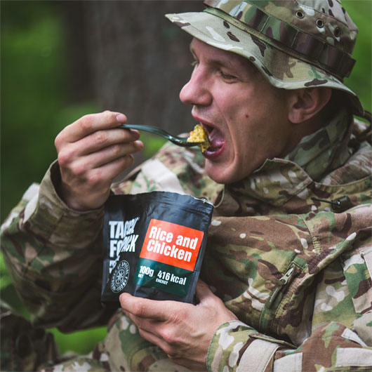 Tactical Foodpack Outdoor Mahlzeit Hhnchen und Reis Bild 7