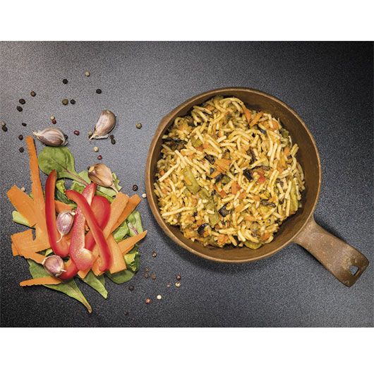 Tactical Foodpack Outdoor Mahlzeit Gemsewok und Spaghetti Bild 2