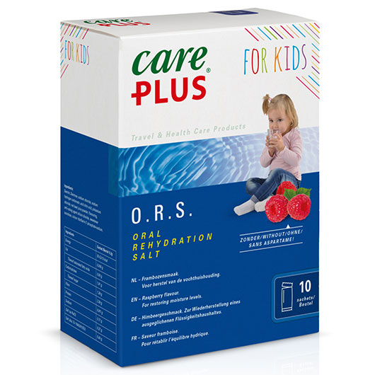 Care Plus Elektrolytmischung fr Kinder O.R.S. 10 Beutel  Himbeere