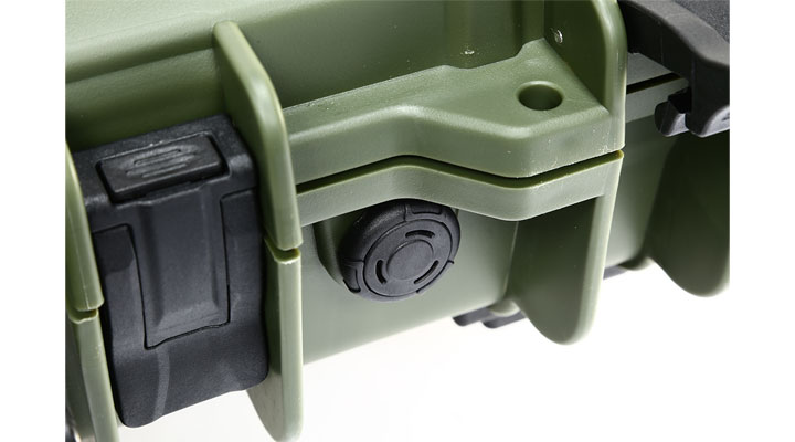 Nuprol Medium Hard Case Waffenkoffer / Trolley 80 x 40 x 17,5 cm Waben-Schaumstoff oliv Bild 10