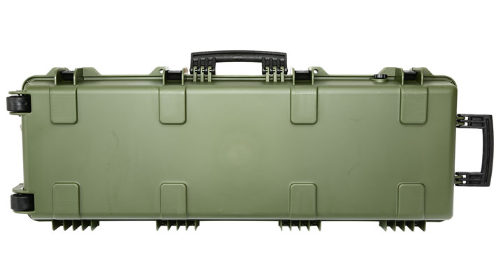 Nuprol Large Hard Case Waffenkoffer / Trolley 109 x 39,5 x 16 cm Waben-Schaumstoff oliv Bild 3