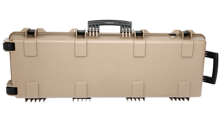 Nuprol Large Hard Case Waffenkoffer / Trolley 109 x 39,5 x 16 cm Waben-Schaumstoff tan Bild 3