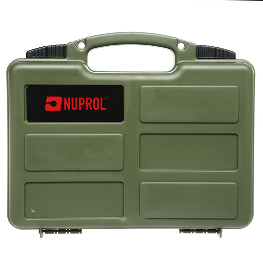 Nuprol Small Hard Case Pistolenkoffer 31 x 21 x 6,5 cm PnP-Schaumstoff oliv Bild 2