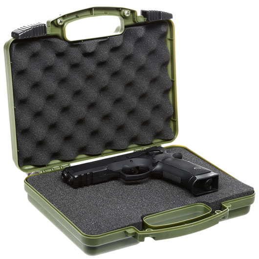 Nuprol Small Hard Case Pistolenkoffer 31 x 21 x 6,5 cm PnP-Schaumstoff oliv Bild 4