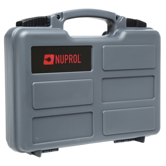 Nuprol Small Hard Case Pistolenkoffer 31 x 21 x 6,5 cm PnP-Schaumstoff grau Bild 1