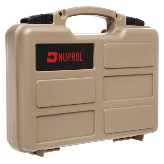Nuprol Small Hard Case Pistolenkoffer 31 x 21 x 6,5 cm PnP-Schaumstoff tan Bild 1