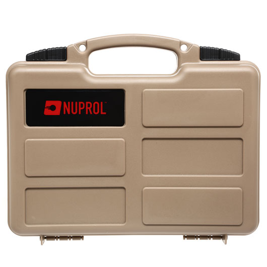 Nuprol Small Hard Case Pistolenkoffer 31 x 21 x 6,5 cm PnP-Schaumstoff tan Bild 2