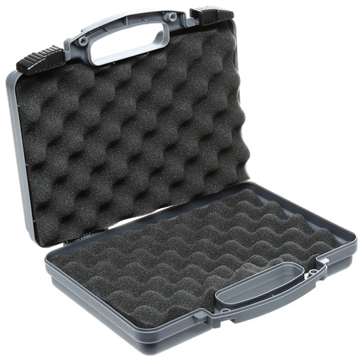 Nuprol Small Hard Case Pistolenkoffer 31 x 21 x 6,5 cm Waben-Schaumstoff grau Bild 5