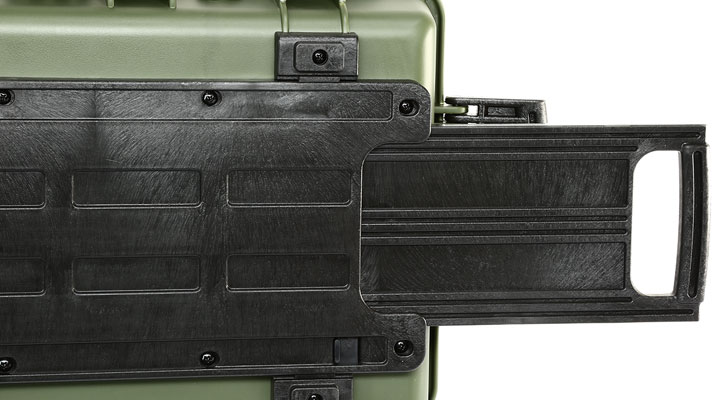 Nuprol Medium Hard Case Waffenkoffer / Trolley 80 x 40 x 17,5 cm PnP-Schaumstoff oliv Bild 4