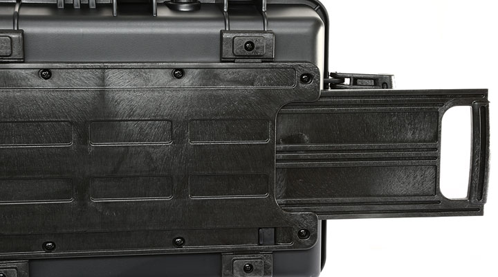 Nuprol Medium Hard Case Waffenkoffer / Trolley 80 x 40 x 17,5 cm Waben-Schaumstoff schwarz Bild 10