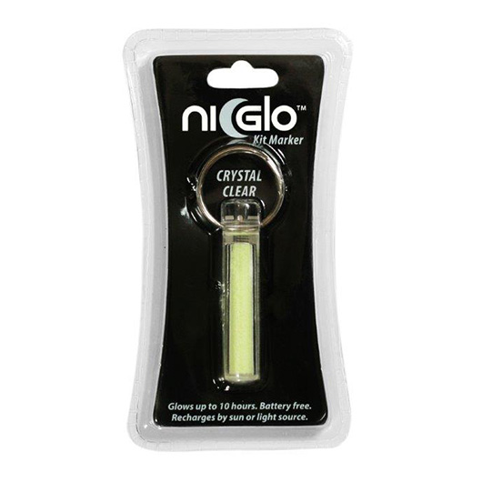 Ni-Glo Schlüsselanhänger Glow Marker weiß