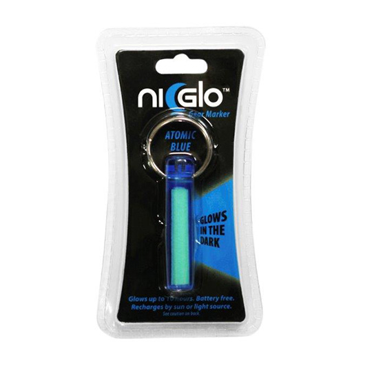 Ni-Glo Schlsselanhnger Glow Marker blau