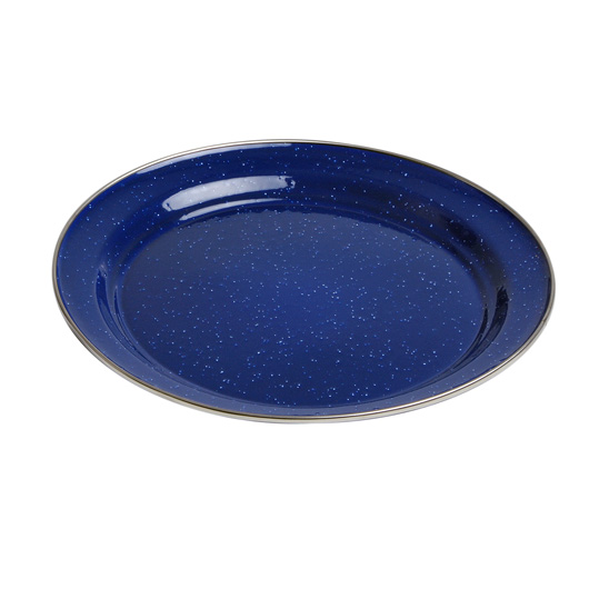 Origin Outdoors Camping-Teller Emaille 26 cm flach blau