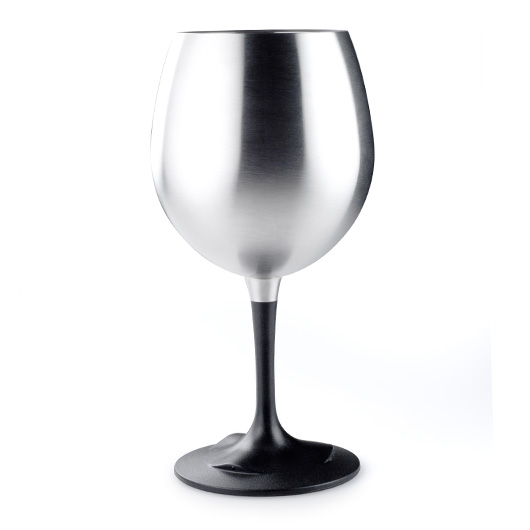 GSI Outdoor-Rotweinglas 450 ml schraubbar Edelstahl Bild 1