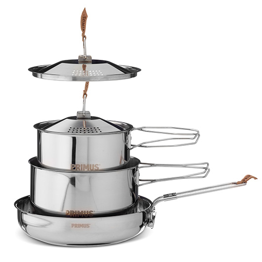 Primus Kochset Campfire Cookset small 6-teilig Edelstahl