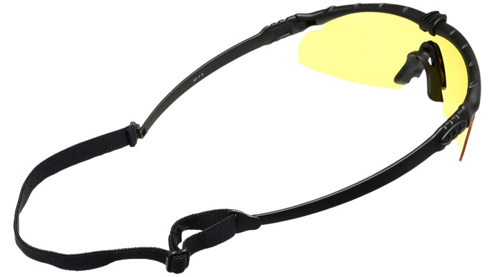 Nuprol Battle Pro Protective Airsoft Schutzbrille schwarz / gelb Bild 2