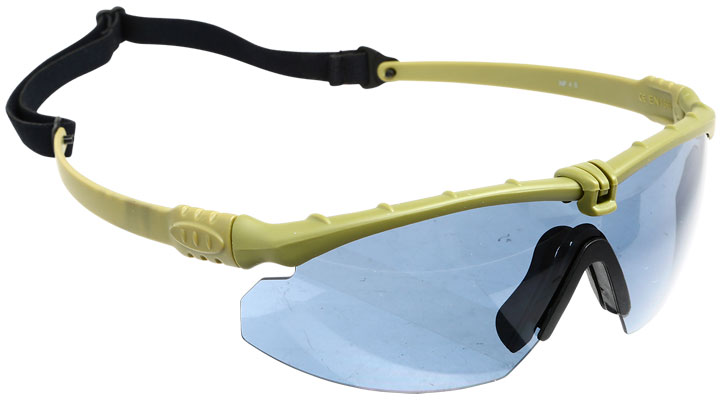 Nuprol Battle Pro Protective Airsoft Schutzbrille oliv / rauch Bild 1