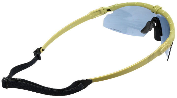 Nuprol Battle Pro Protective Airsoft Schutzbrille oliv / rauch Bild 2