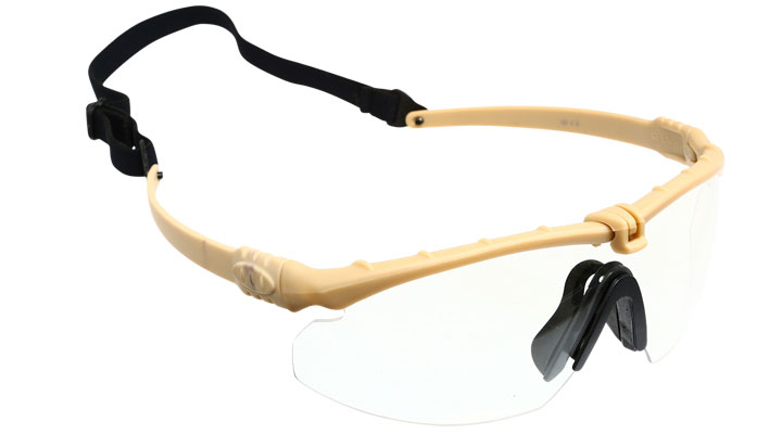 Nuprol Battle Pro Protective Airsoft Schutzbrille tan / klar Bild 1