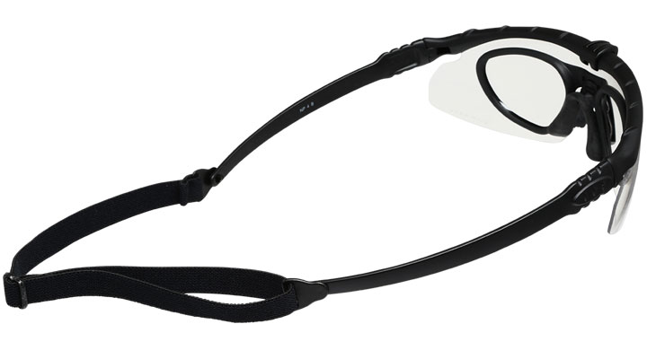 Nuprol Battle Pro mit Insert Protective Airsoft Schutzbrille schwarz / klar Bild 2
