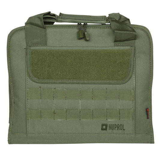 Nuprol PMC Deluxe Single Pistol Case / Tasche 36 x 28,5 x 4 cm oliv