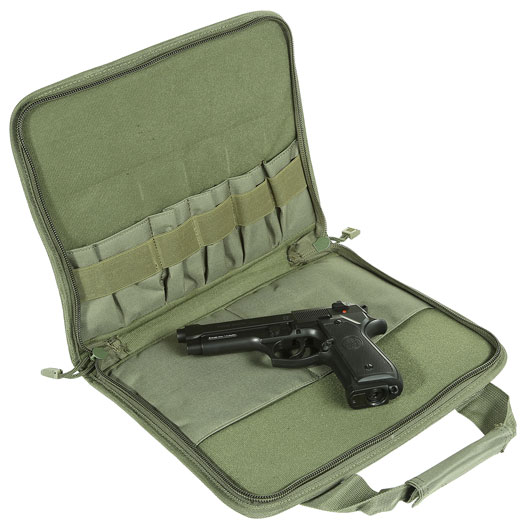 Nuprol PMC Deluxe Single Pistol Case / Tasche 36 x 28,5 x 4 cm oliv Bild 2