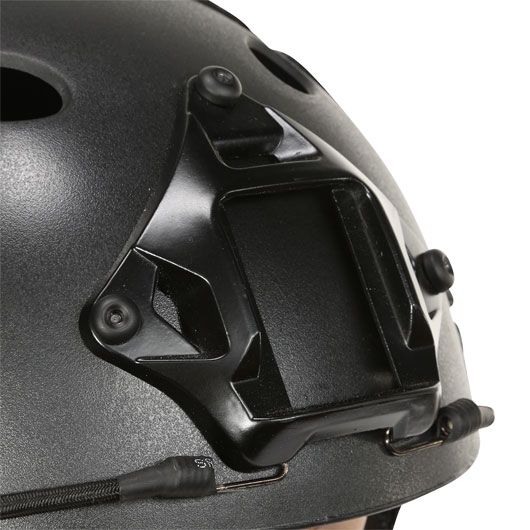 Nuprol Airsoft Helm  FAST Railed mit NVG Mount schwarz Bild 6