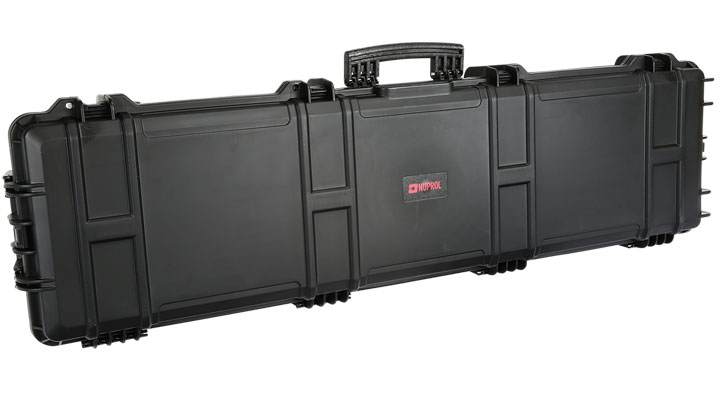 Nuprol X-Large Hard Case Waffenkoffer / Trolley 139 x 39,5 x 16 cm Waben-Schaumstoff schwarz Bild 1