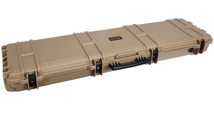 Nuprol X-Large Hard Case Waffenkoffer / Trolley 139 x 39,5 x 16 cm Waben-Schaumstoff tan