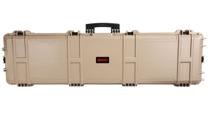 Nuprol X-Large Hard Case Waffenkoffer / Trolley 139 x 39,5 x 16 cm Waben-Schaumstoff tan Bild 2