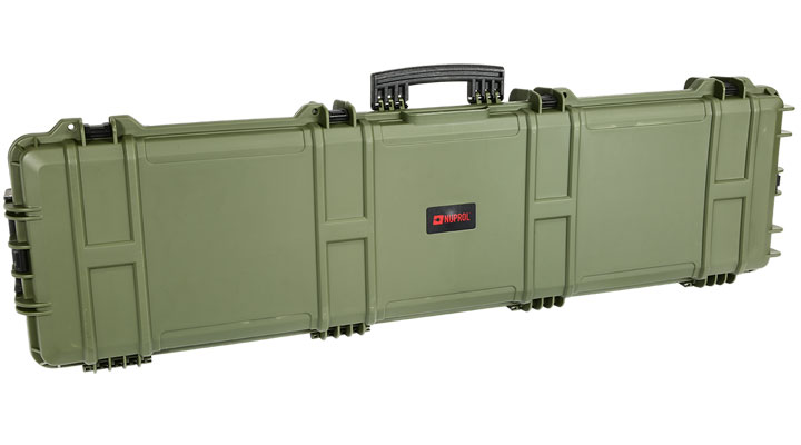 Nuprol X-Large Hard Case Waffenkoffer / Trolley 139 x 39,5 x 16 cm PnP-Schaumstoff oliv Bild 1