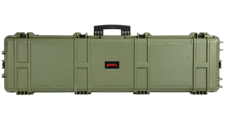 Nuprol X-Large Hard Case Waffenkoffer / Trolley 139 x 39,5 x 16 cm PnP-Schaumstoff oliv Bild 2