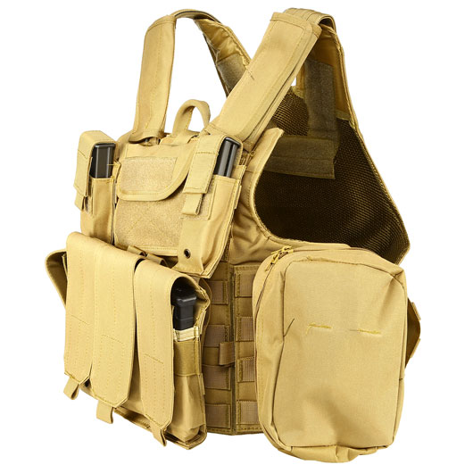 Nuprol RTG Molle Tactical Vest Einsatzweste tan Bild 1