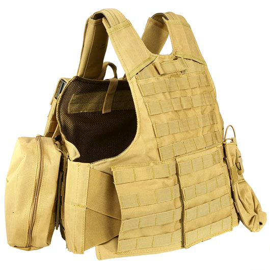 Nuprol RTG Molle Tactical Vest Einsatzweste tan Bild 3