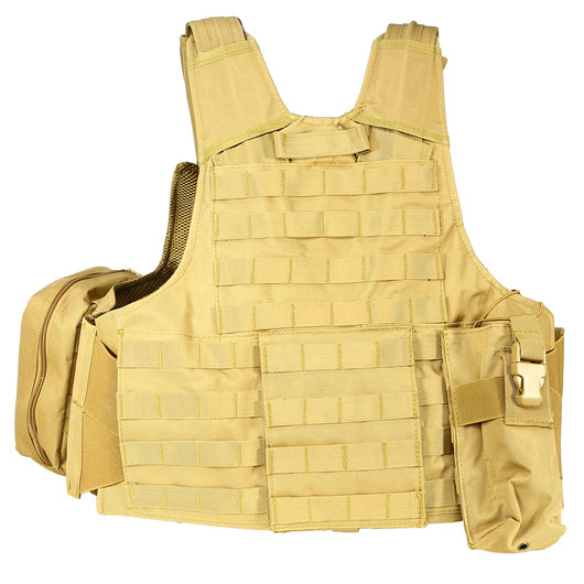 Nuprol RTG Molle Tactical Vest Einsatzweste tan Bild 4