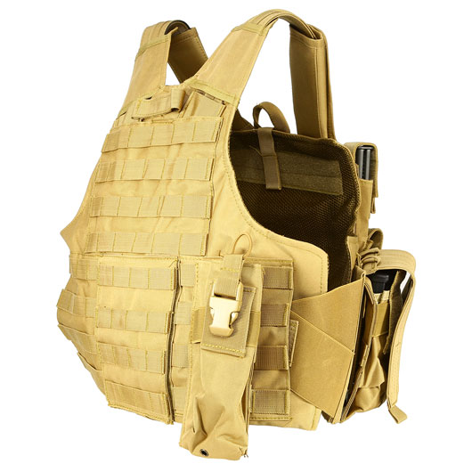 Nuprol RTG Molle Tactical Vest Einsatzweste tan Bild 5