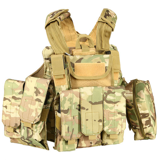 Nuprol RTG Molle Tactical Vest Einsatzweste MC-Camo