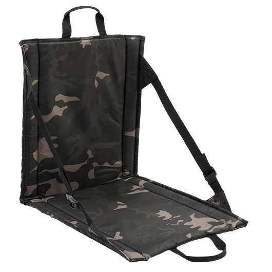 Brandit Outdoor-Faltsitz Sitzkissen mit Lehne darkcamo Bild 1