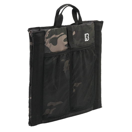 Brandit Outdoor-Faltsitz Sitzkissen mit Lehne darkcamo Bild 2