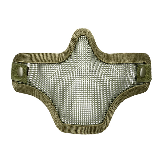 ASG Strike Systems Full Mesh Mask Airsoft Gittermaske Lower Face oliv Bild 5