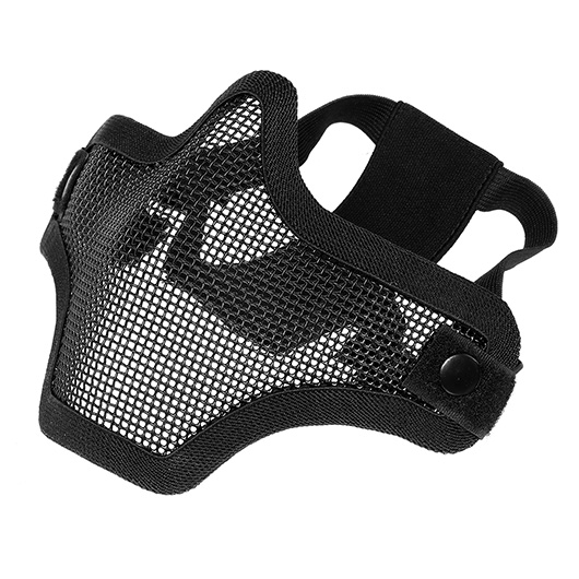 ASG Strike Systems Full Mesh Mask Airsoft Gittermaske Lower Face schwarz Bild 3