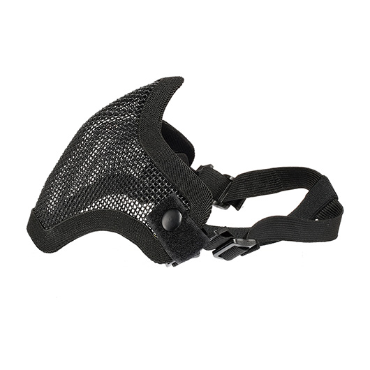 ASG Strike Systems Full Mesh Mask Airsoft Gittermaske Lower Face schwarz Bild 4