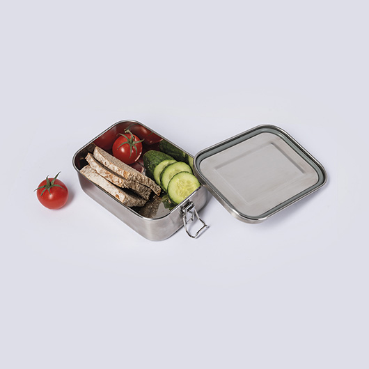 Mil-Tec Brotzeitdose Edelstahl Lunchbox 16cm Bild 1