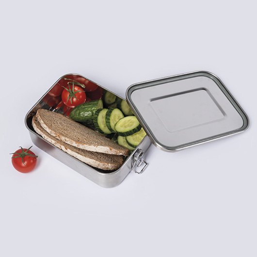 Mil-Tec Brotzeitdose Edelstahl Lunchbox 18cm Bild 1