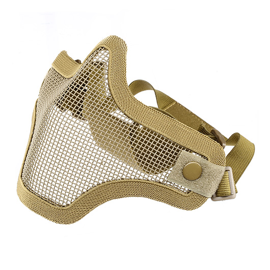 ASG Strike Systems Full Mesh Mask Airsoft Gittermaske Lower Face tan Bild 3