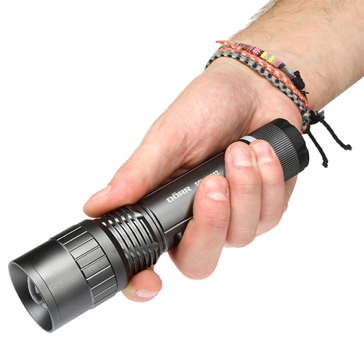 Drr Zoom LED Taschenlampe SCL-18042 inkl. Ladestation anthrazit Bild 10