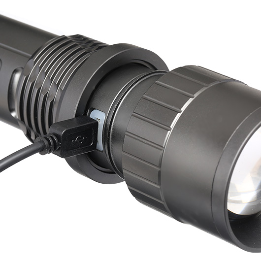 Drr Zoom LED Taschenlampe SCL-18042 inkl. Ladestation anthrazit Bild 8